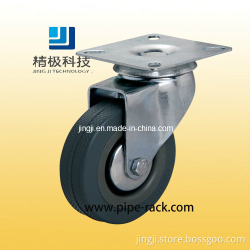 Swivel Top Plate PU Caster Wheel